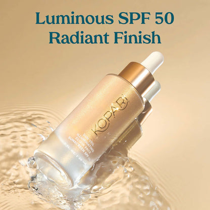Kopari Beauty Sun Veil Illuminating Elixir Face Sunscreen SPF 50 30ml