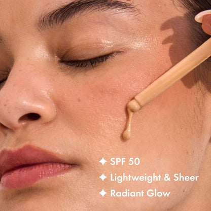 Kopari Beauty Sun Veil Illuminating Elixir Face Sunscreen SPF 50 30ml