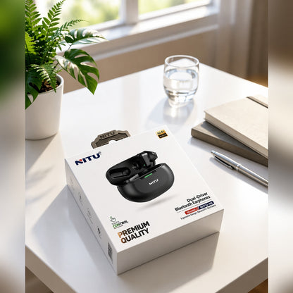 Nitu Dual-Driver Bluetooth Earphones